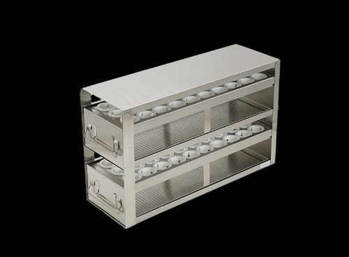 laboratory freezer rack with drawer for 50ml centrifuge tubes holds 